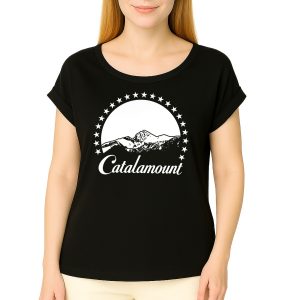 T-shirt femme Catalamount coton biologique manches à revers