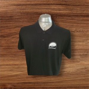 POLO NOIR UNISEXE EN COTON BIO
